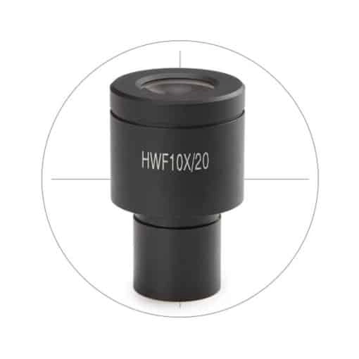 Euromex HWF 10x/20 mm eyepiece with 10/100 micrometer and cross hair for bScope, &Oslash; 23 mm tube