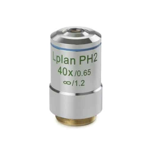 Euromex Plan phase LWD 40x/0.60 infinity corrected IOS, objective. Working distance 3.71 mm