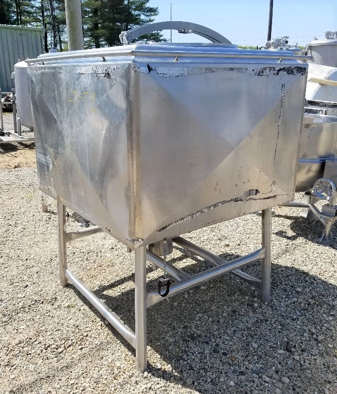 used 250 Gallon Stainless Steel Tank
