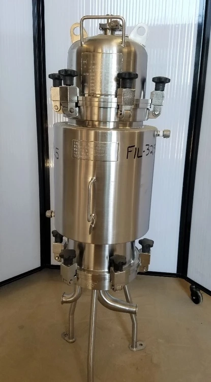 Sanitary Cartridge Jacketed Filter housing by Allegheny Bradford Opti-Clean