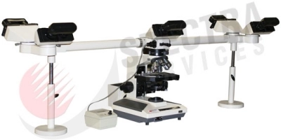 Olympus 5 Head Teaching Microscope