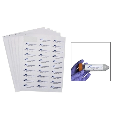 Bel-Art Cryogenic Storage Label Sheets; 67X25MM For Racks/Boxes