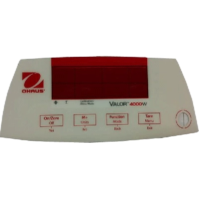 Ohaus Function Label Front EN V41