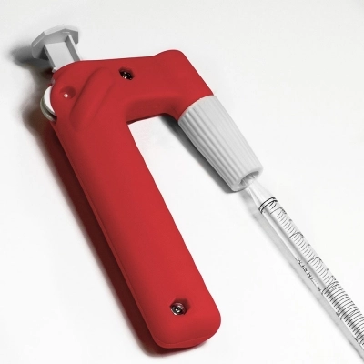 Bel-Art Economy Pipette Pump III 25ML Pipettor; Red