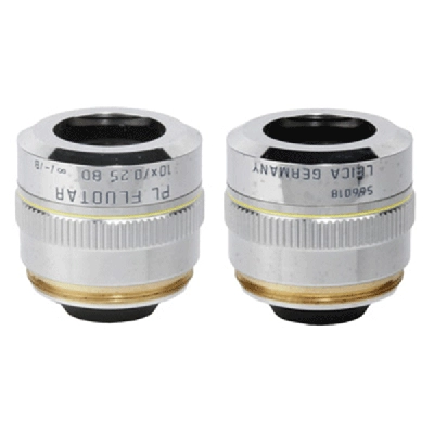 LEICA PL FLUOTAR 10X 0.25 BD MICROSCOPE OBJECTIVE