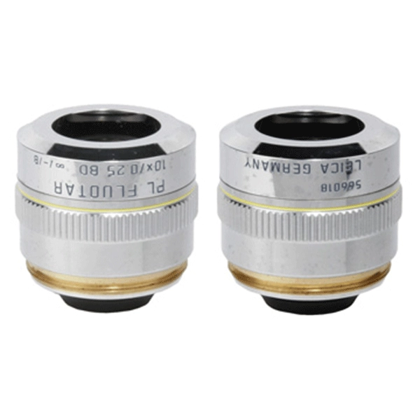 LEICA PL FLUOTAR 10X 0.25 BD MICROSCOPE OBJECTIVE