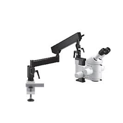 SMS25TCPD Articulating Arm Boom Stand with Mounting Pedestal and Table Clamp