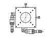 B27-100D Manual XY Axis Crossed Roller Thru-Hole 100x100mm Platform 6.5mm Travel Micrometer Stage