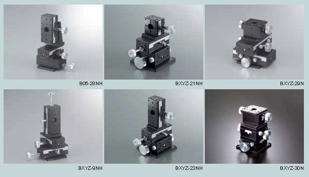 Manual XYZ Multi Axis Dovetail Consolidated Stages