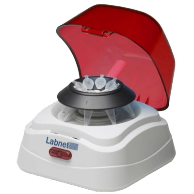 Labnet Mini Microcentrifuge with Red Lid 100-240V Model # C1601-R