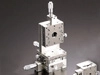 BS71-40A Manual Stainless XYZ Axis Crossed Roller 40x40mm Platform 6.5mm Travel Micrometer Stage