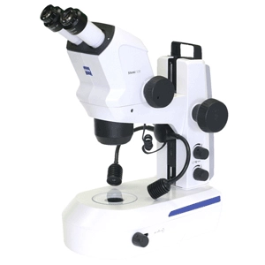 Zeiss Stemi 508 Stereo Microscope w/LED Dual Gooseneck and LED BF/DF Base with Adjustable Mirror