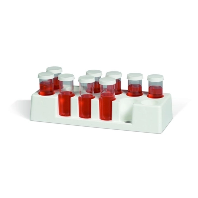 Bel-Art Vial, Bottle, And Tube Rack;For 28-32MM Containers, 12 Places