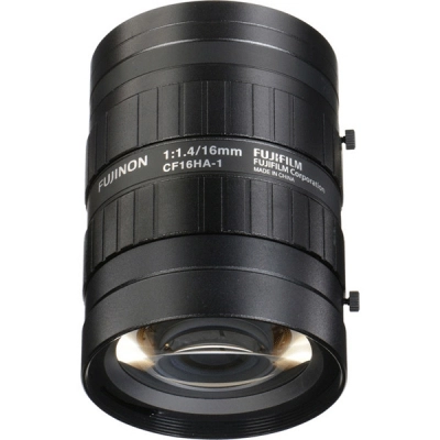 FUJINON C-Mount Lens, 16mm, 1.5 Megapixel, F1.4~F22 Iris Range, Model # CF16HA-1