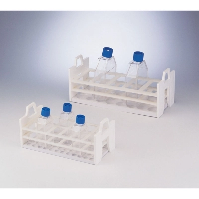 Bel-Art Tissue Culture Flask Rack; 12 Places, For 75ML Flasks