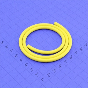 PVC Tube Yellow 4 Foot Piece