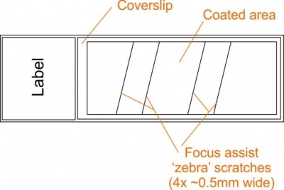 FluorCal Optical Calibration Slide
