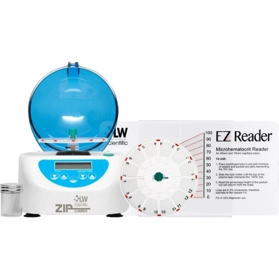 LW Scientific ZipCombo Hematocrit Centrifuge with 12-place Rotor Model # ZCC-12HD-40T3