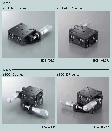 Manual Crossed Roller Tilt Goniometer Stages