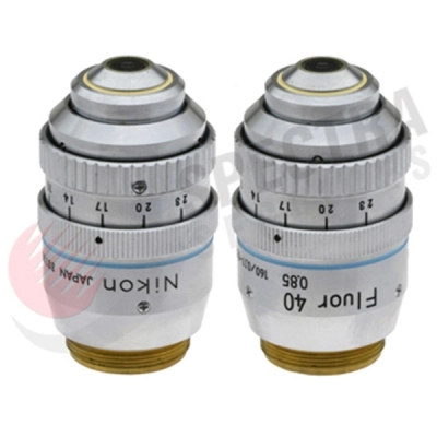 Nikon Fluor 40x/0.85na 160 Tube Length, Objective with Correction Collar