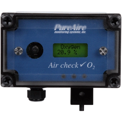 PureAire Oxygen Deficiency Monitor 02 Depletion Safety