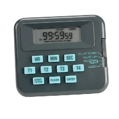 Heathrow Lab Alert Pocket Timer/Stopwatch, Grey HS24490D