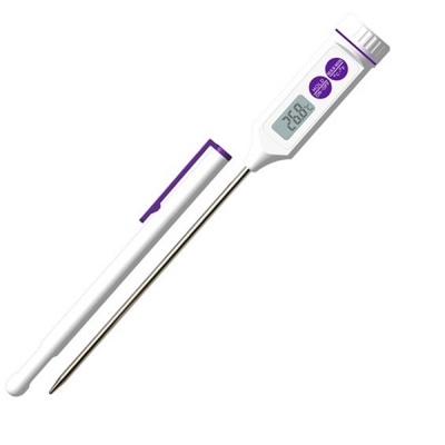 Bel-Art H-B Durac Electronic 122MM S/S Stem Thermometer, -50/200˚C, # 60900-3700