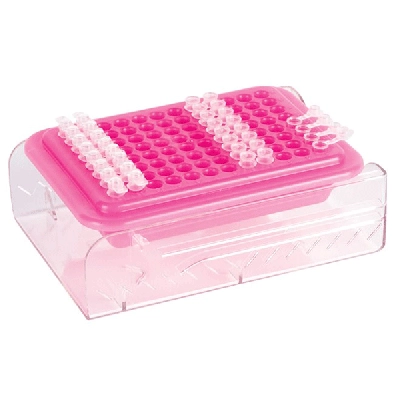 Heathrow PCR Cooler, 96 Well Pink/Purple, pk2 120727