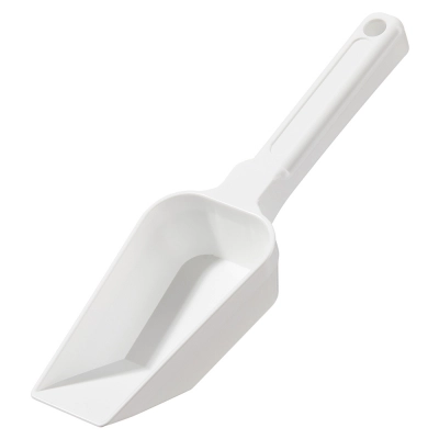 Bel-Art Sterileware Flat Bottom Scoop, White, 25ML, 100Pk.  # 36911-0025