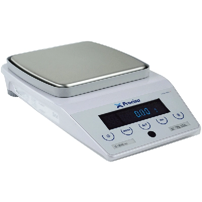 Precisa 8"x8" 2200 x .01 g Precision Lab Balance LS-2200C-SCS