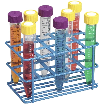 Heathrow Coated Wire Tube Rack 16-20mm 8x10 Format, Blue 120765