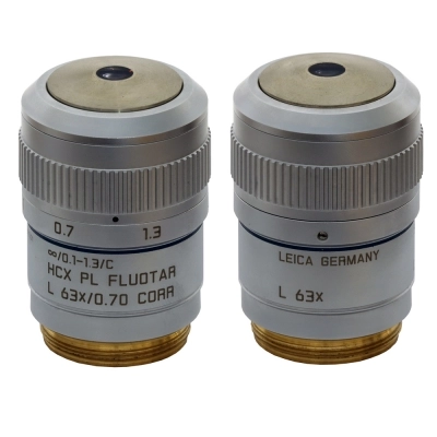 Leica HCX PL FLUOTAR L 63X/0.70na Corr Microscope Objective