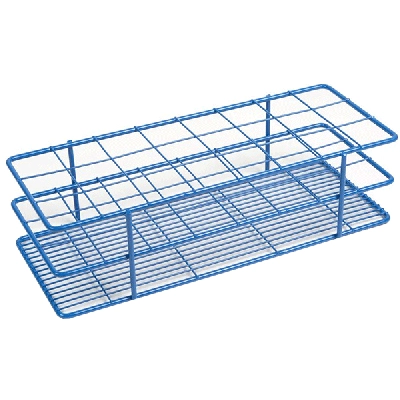 Heathrow Coated Wire Tube Rack 35-40mm 6x8 Format, Blue 120772