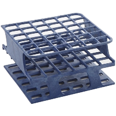 Heathrow OneRack Tube Rack Half POM 13mm 36-Place, Blue HS27501B