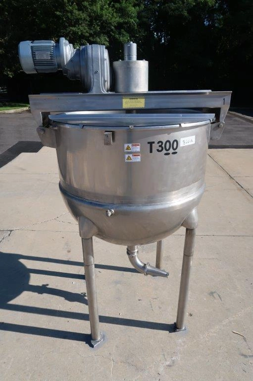 300 Gallon Hamilton SS Jacketed Double Motion Mix Kettle