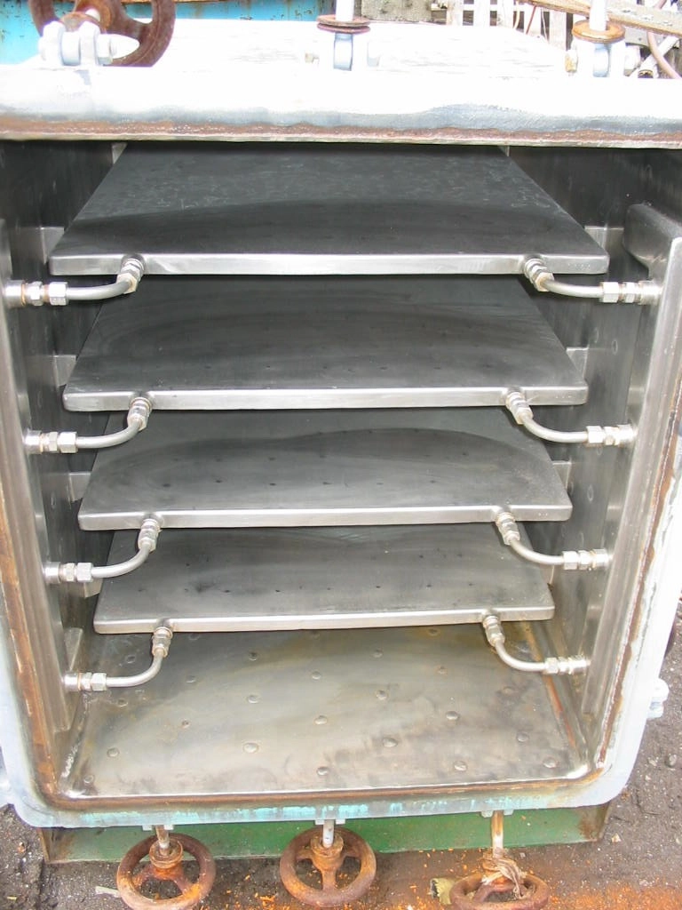 24 Sq. Foot, 4 Shelves Stokes 316 Stainless Steel Vacuum Shelf Dryer