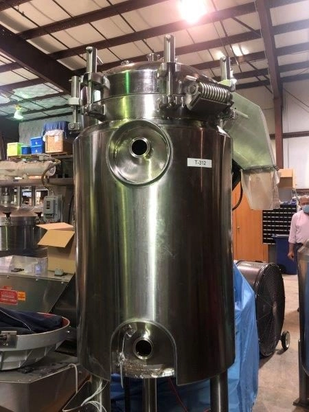 33 Gallon 316L Stainless Steel Pressure Vessel, 100/FV  Internal