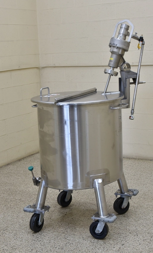 Used Walker 65 Gallon T304 Stainless Steel Batch Mixing Tank