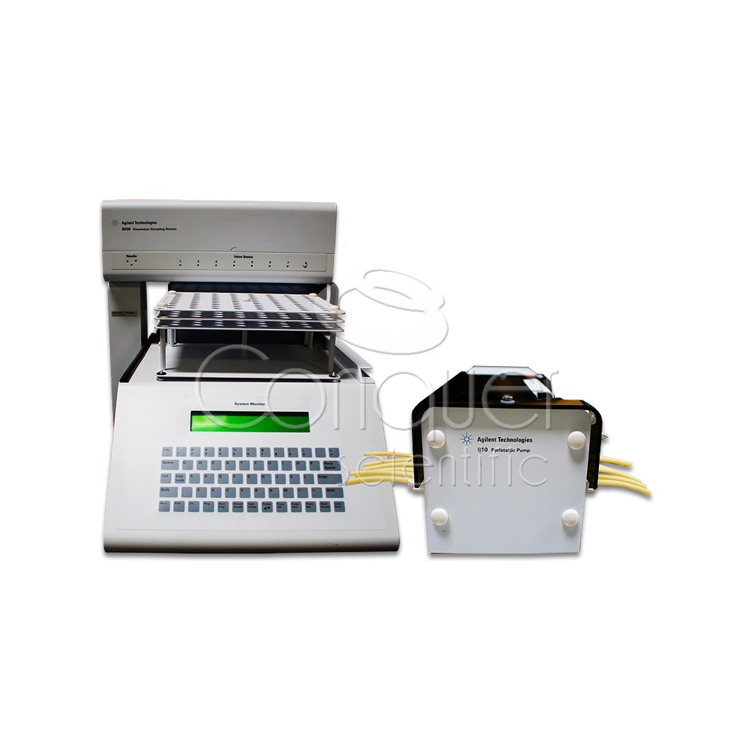 Agilent 8000 Dissolution Sampling Station with Agilent 810 Peristaltic Pump