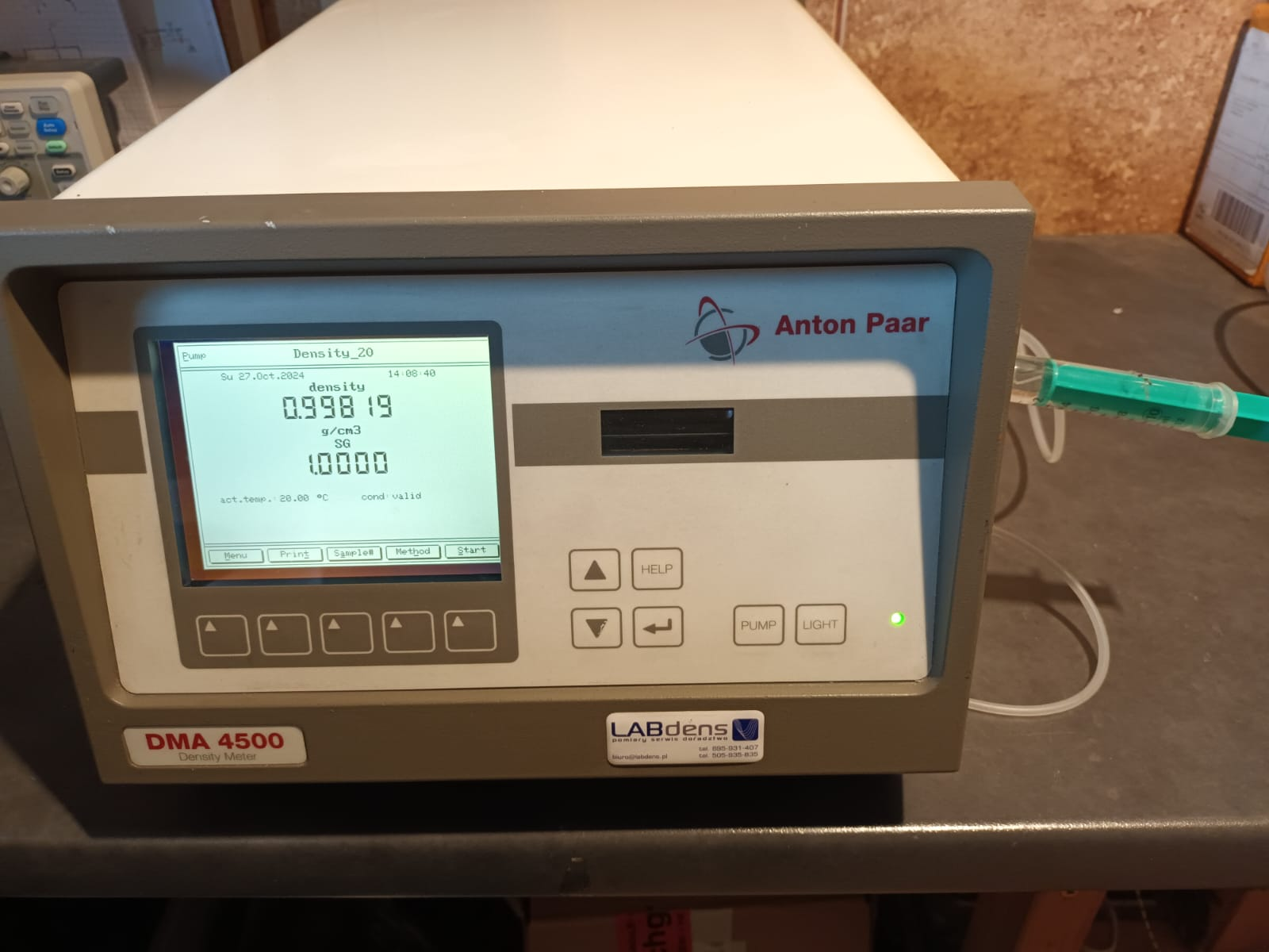 Densitymeter DMA4500 Anton Paar