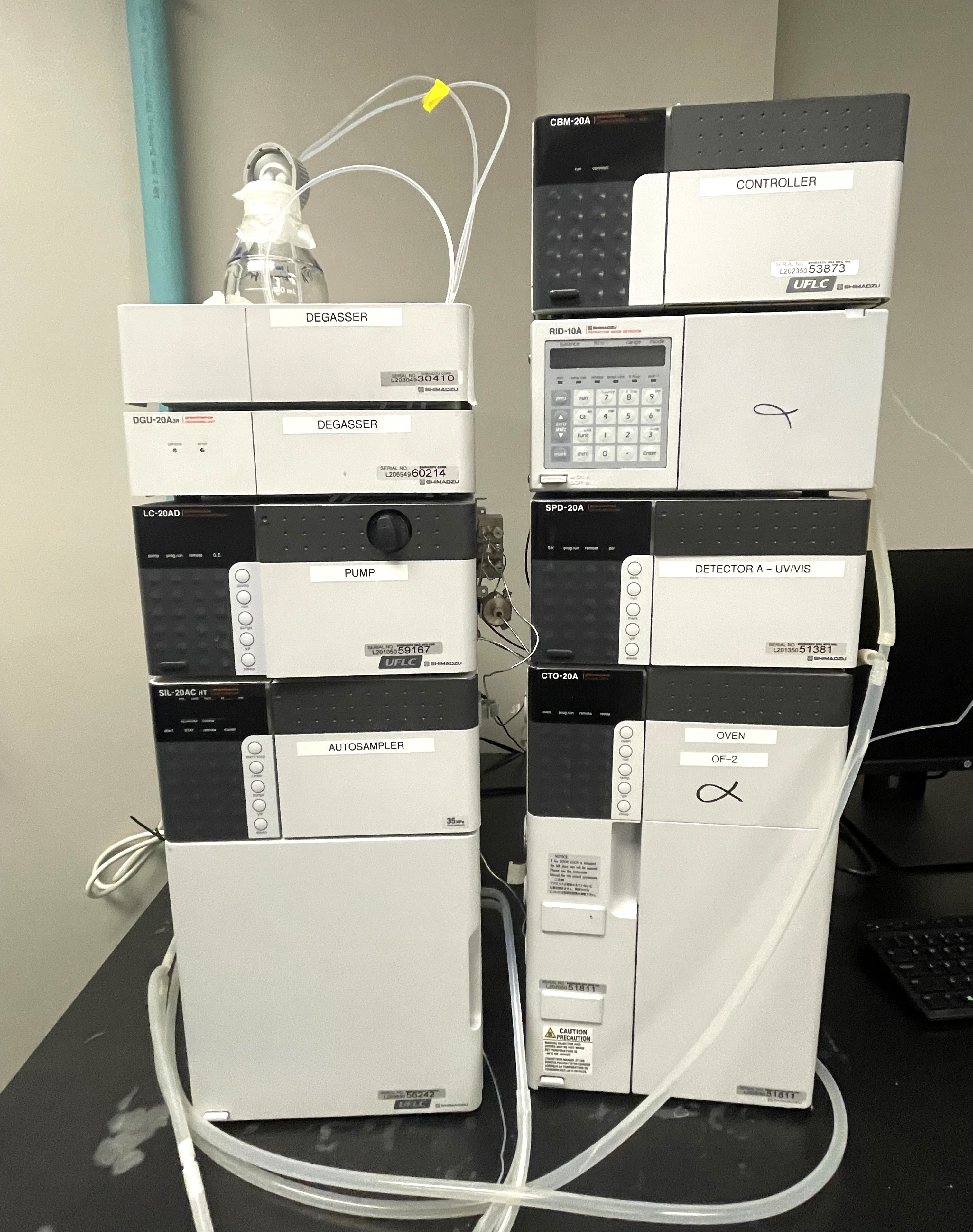 Shimadzu UFPLC System - Still in lab
