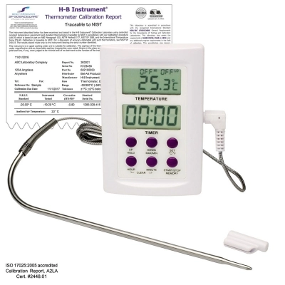 Durac Calibrated Electric Thermometer;-50/300C,22C Ambient Calibration,64 X 95MM