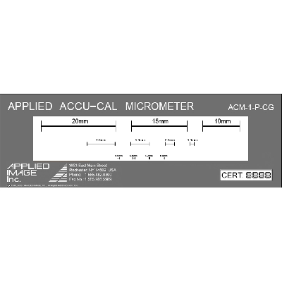 Reticle Calibration Stage Micrometer (ACM-1)