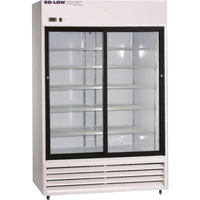 So-Low 38 Cu. Ft. Platinum Glass Door Refrigerator DHP4-38SGD