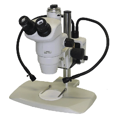 Nikon SMZ745T Trinocular Stereo Microscope with KL300 LED Dual Gooseneck