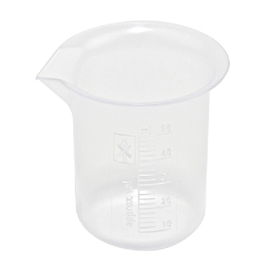 Kartell 50mL PP Griffin Style Beaker 222075-0050 (CS/40)