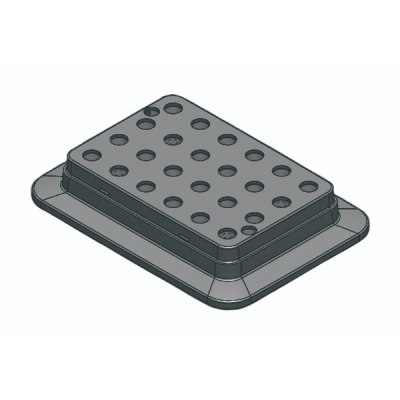 SCILOGEX Block used for 0.5mL tubes, 24 holes Model # 18900238