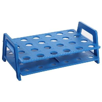 Heathrow Microtube Rack 24 x 1.5/2mL Tubes, Blue, pk8, Blue 120241