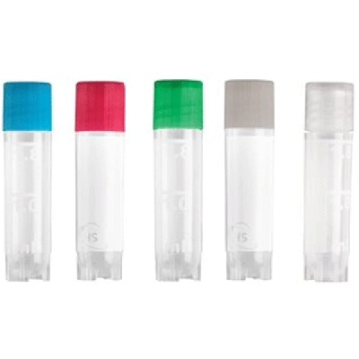 Heathrow Cryogenic Vial 2.0mL natural Color Lids, Natural HS23202N