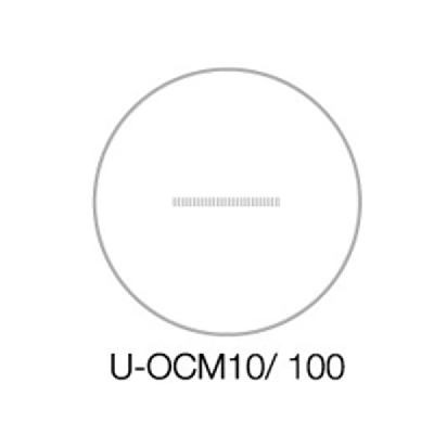 Olympus  Eyepiece Reticle 10mm/100 Div (24mm Diameter)